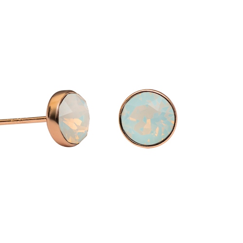 Фото Пусеты White Opal Kristal Fiore Luna SWE297 WO RG