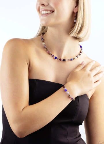 Фото Колье Purple-Blue Coeur de Lion 2838/10-0807