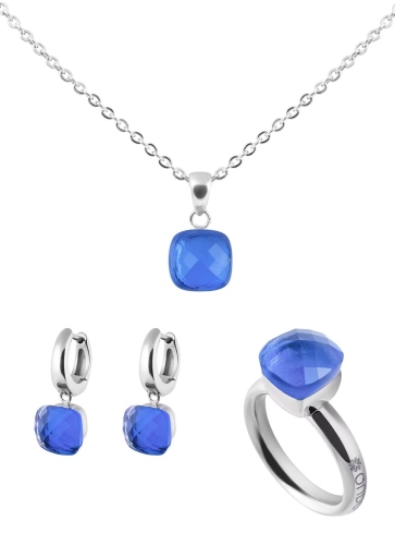 Фото Кольцо Firenze sapphire 17.2 мм Qudo 611712 BL/S