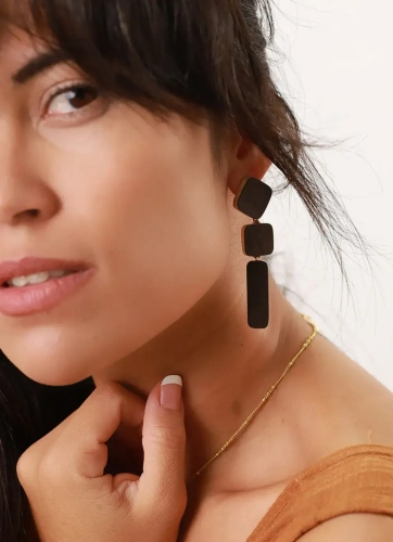 Фото Серьги Wenge Nature Bijoux NB22.1-12-77230