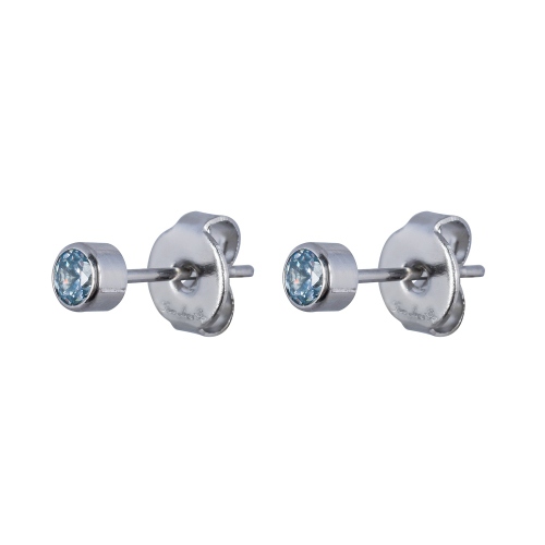 Фото Пусеты Cubic zirconia Ske Blue Fiore Luna Classic SWE0128 SB S