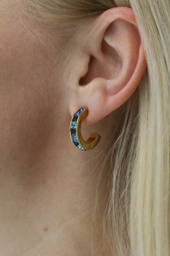 Фото Серьги Silver/Gold Uvelina SW00 0055G-047E