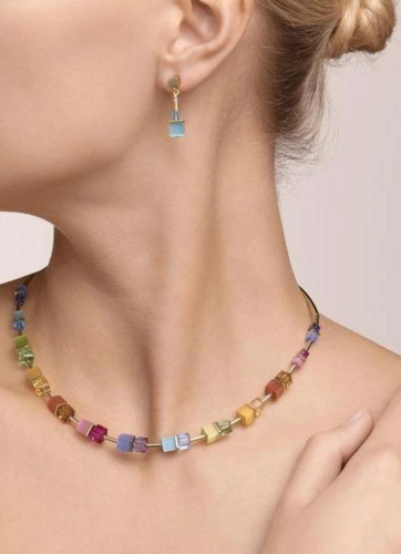 Фото Серьги Multicolor Rainbow-Gold Coeur de Lion 5020/21-1535