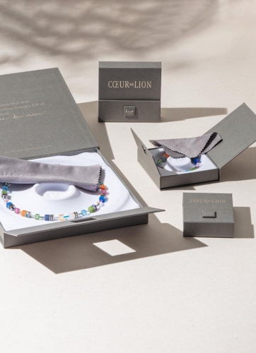 Фото Колье Light blue-Beige Coeur de Lion 4905/10-0738