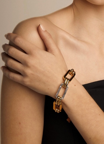 Фото Браслет Silver and Gold Plated Powerful VIDDA 01697920