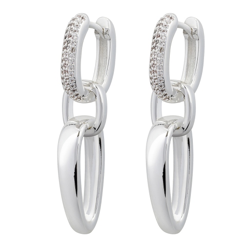 Серьги triple silver Mason ABE27622-03 S