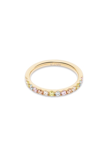Фото Кольцо Multicolour Pastel Gold Coeur de Lion 0146/40-1590 54