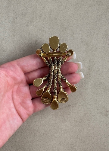 Фото Брошь "Хромосомы" Claudio Canzian CC00211106 pink