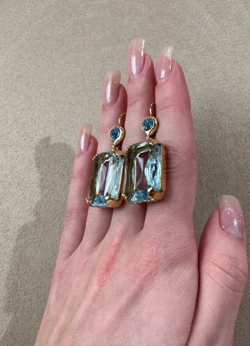 Фото Серьги Claudio Canzian 00202069 blue