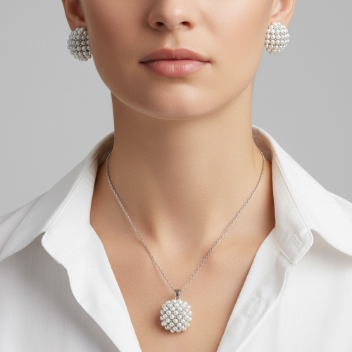 Комплект колье+серьги Fiore Luna SG208407E-001 S