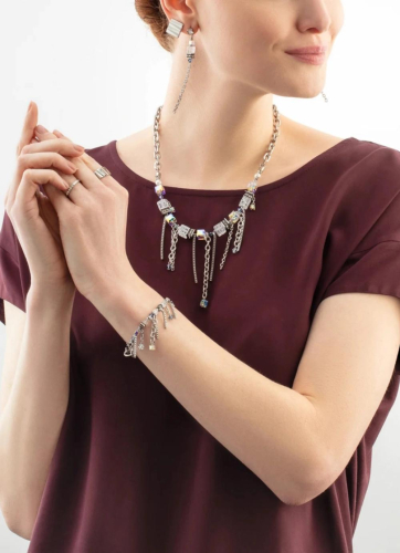 Фото Серьги Crystal-Silver Coeur de Lion 3020/21-1817