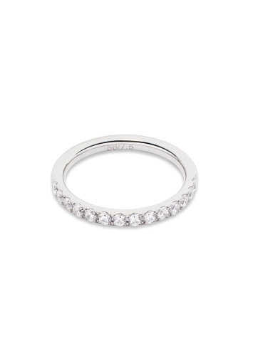 Фото Кольцо 17,2 мм Crystal-Silver Coeur de Lion 0146/40-1817 54
