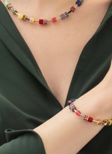 Фото Колье Multicolour Gold Coeur de Lion 2838/10-1516