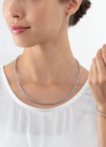 Фото Колье Ice Blue Coeur de Lion 2033/10-0730