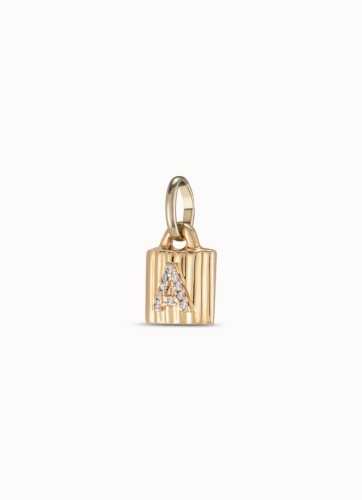 Фото Подвеска MYPADLOCK A с золотом UNOde50 CHA0217BLNORO0U