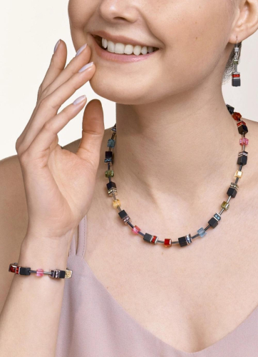 Фото Колье Onyx Multicolour Pop Art Coeur de Lion 4018/10-1581