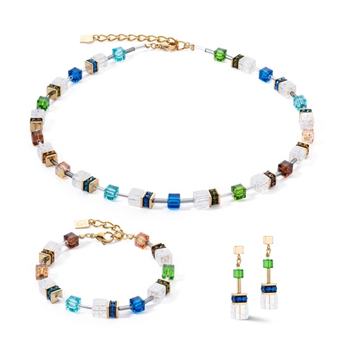Фото Браслет 18,5 см Multicolour Gold Coeur de Lion 3018/30-1516