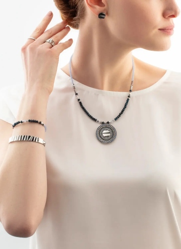 Фото Браслет Amulet Modern Future silver blue Coeur de Lion 2036/30-0717