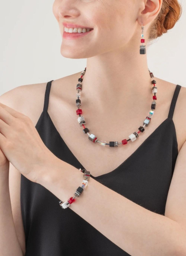 Фото Серьги Black-Red Coeur de Lion 4530/20-1303