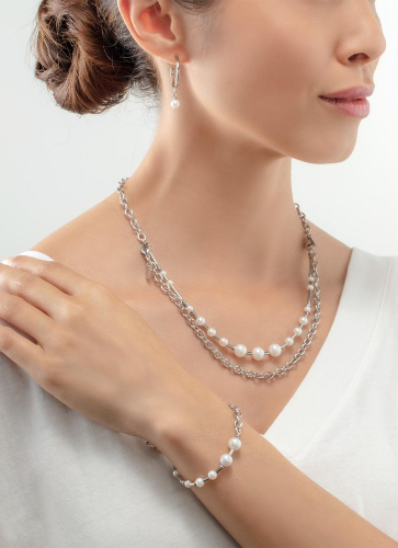 Фото Браслет White-Silver Coeur de Lion 1121/30-1417