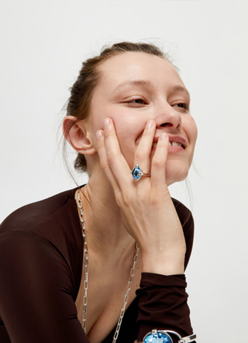 Фото Кольцо Ser Deslumbrante UNOde50 ANI0850AZUMTL18