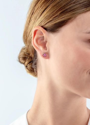 Фото Серьги Rose-Silver Coeur de Lion 0501/21-1917