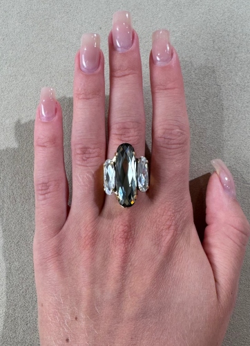Фото Кольцо Claudio Canzian CC00201613 gray/crystal