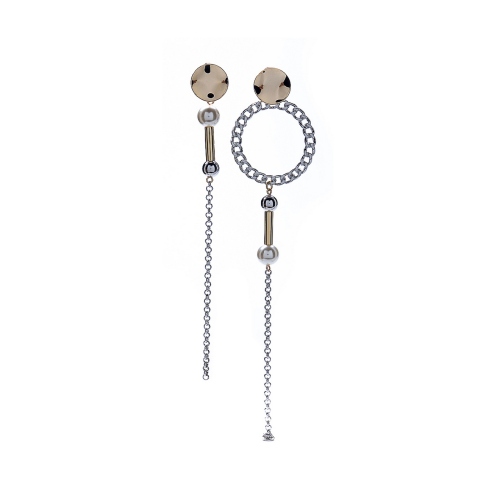 Фото Серьги Moon Paris Ringo асимметричные MR-21.11-260 серебристый