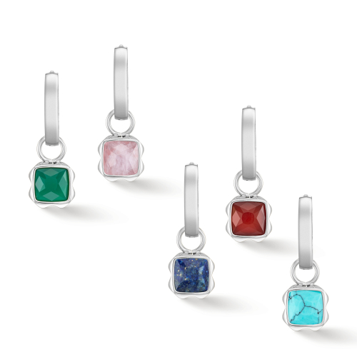 Фото Серьги Creole Classic 16 Silver Coeur de Lion 0137/21-1700