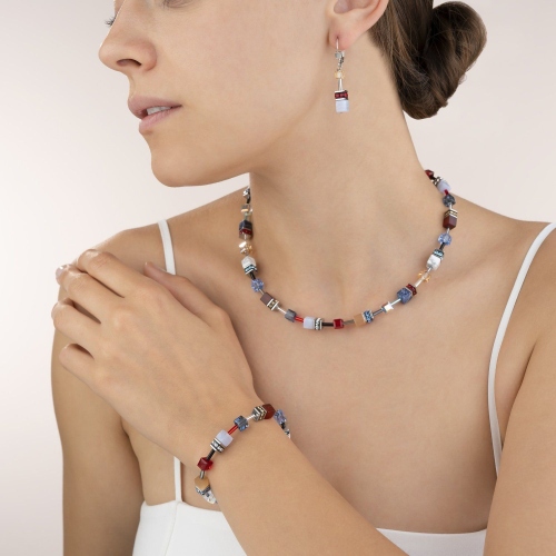 Фото Серьги Blue-Red Coeur de Lion 4905/20-0703