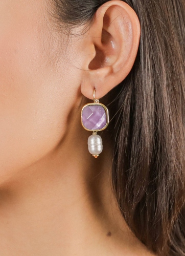 Фото Серьги Lavender Nature Bijoux NB25.1-12-90102
