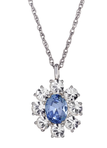 Фото Колье CLAUDIA SS LIGHT BLUE / CRYSTAL Dyrberg Kern 420045 S/BL