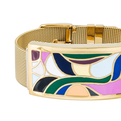 Браслет на металлическом ремешке Fiore Luna CB13600-16