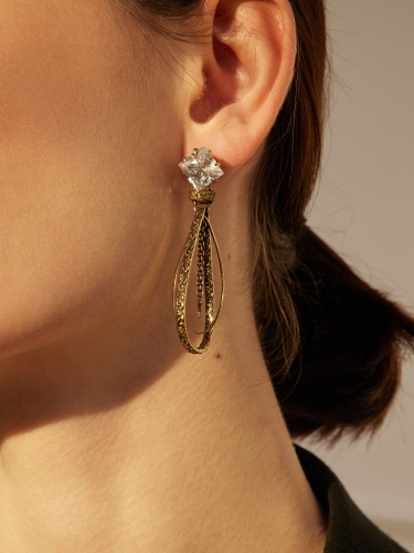 Фото Серьги VIVIENNE Fiore di Firenze OR1605 CRYSTAL