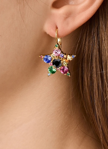 Фото Серьги LIBRA SG RAINBOW Dyrberg Kern 450015