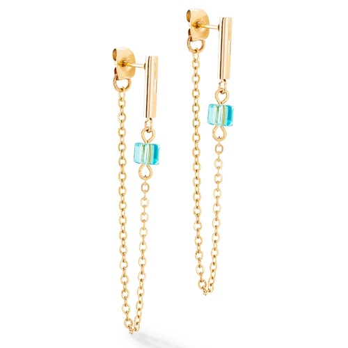 Фото Серьги Multicolour Gold Coeur de Lion 5076/21-1516