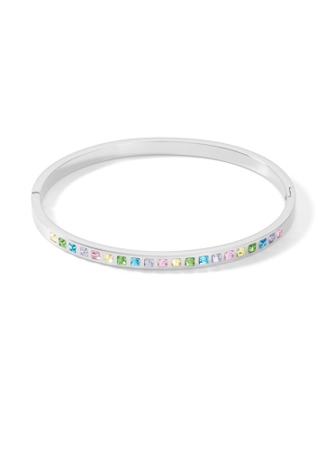Фото Браслет Multi-Pastel-Silver 17 см Coeur de Lion 0130/33-1580