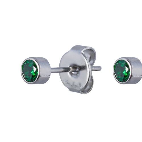 Фото Пусеты Cubic zirconia Green Fiore Luna Classic SWE0128 G S