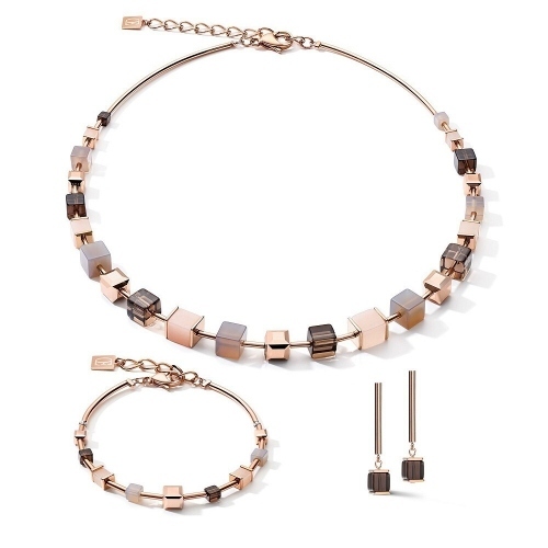 Фото Колье Rose Gold Brown Coeur de Lion 5059/10-1100