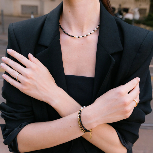 Фото Браслет Black-White Coeur de Lion 4313/30-1314