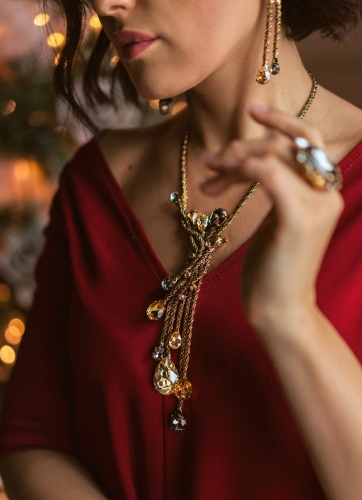 Фото Колье "Хромосомы" Claudio Canzian CC00205212 gray