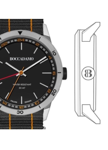 Часы Navy BOCCADAMO NV025 BW/BR/RG