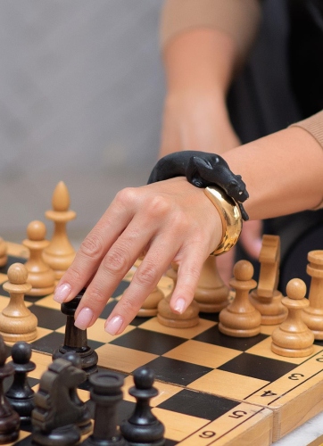 Браслет "Пума" Annibale Baldini AB00704029 black mate