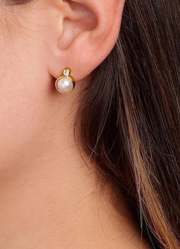 Серьги LONDON SG WHITE PEARL