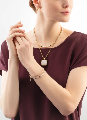 Фото Колье Shimmering Princess Pearls White-Gold Coeur de Lion 4312/10-1416