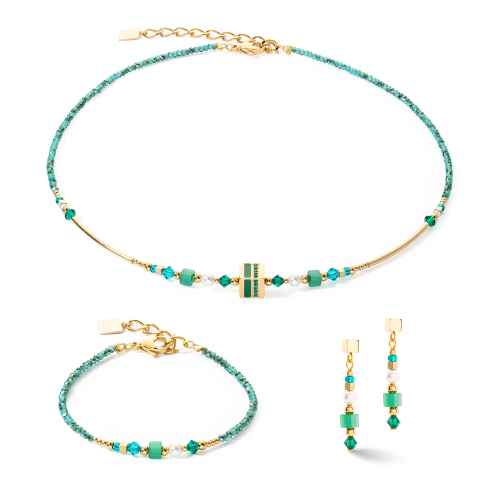 Фото Серьги Green-Gold Coeur de Lion 4355/21-0516