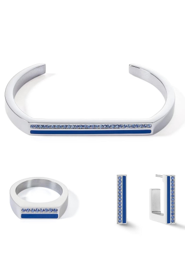 Фото Кольцо Blue-Silver Coeur de Lion 17,8 0133/40-0717 56