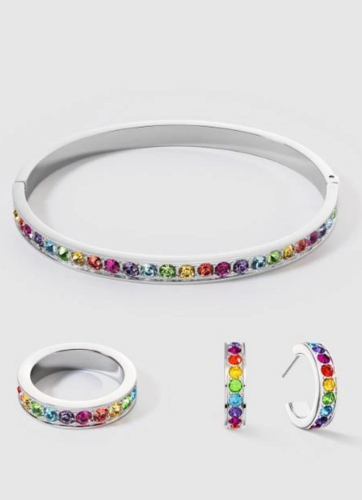 Фото Серьги Multicolour Silver Coeur de Lion 0131/21-1517