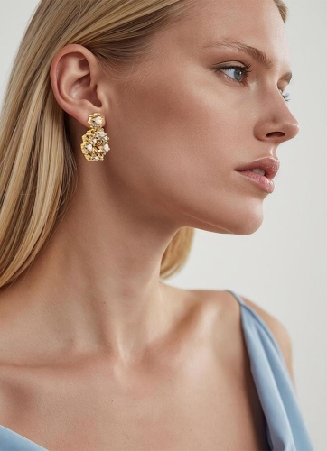 Серьги FREESIA SG GOLDEN