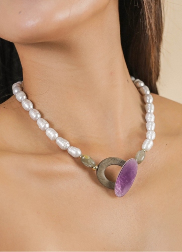 Фото Колье Lavender Nature Bijoux NB25.1-15-43464